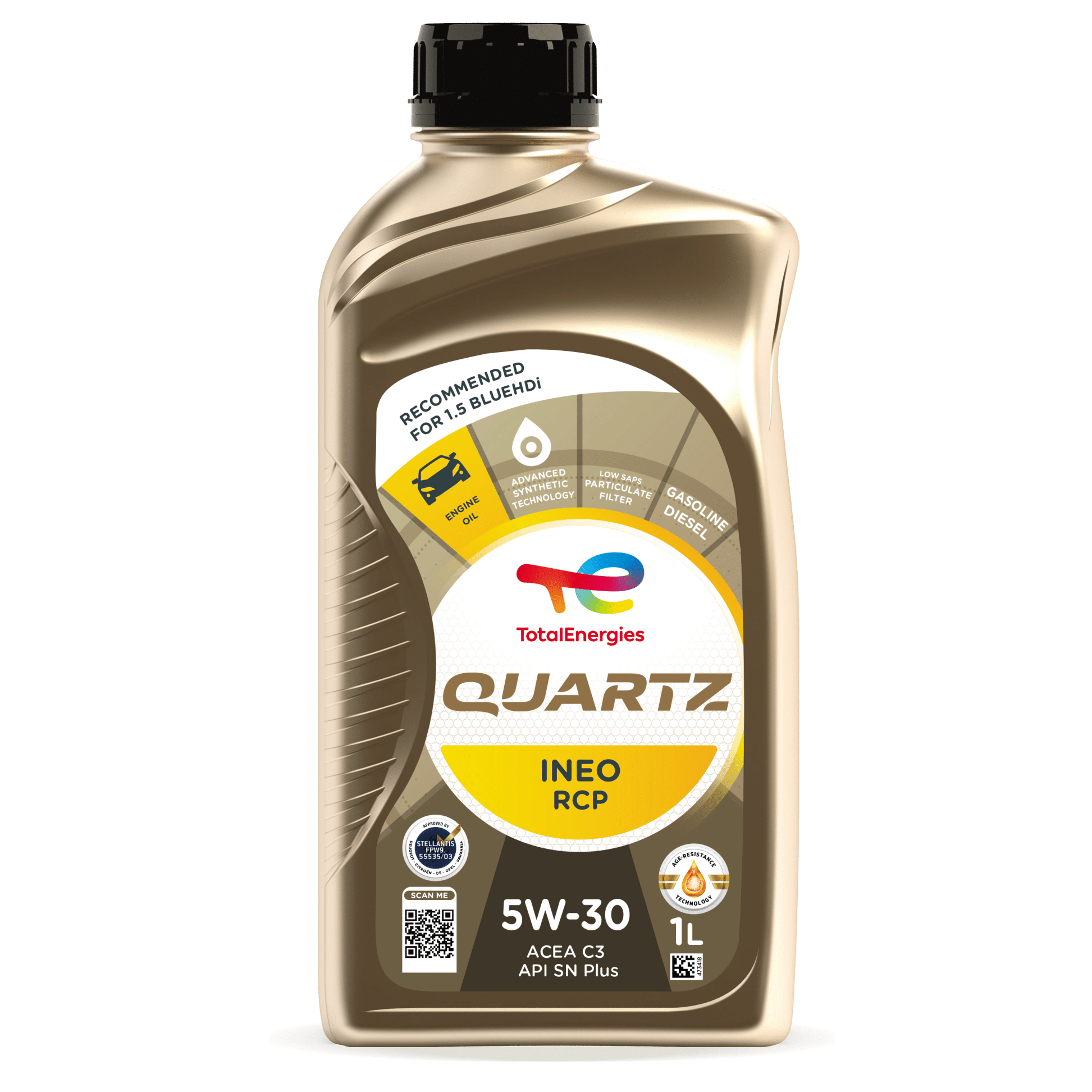 トタルエナジーズからステランティス最新規格正式承認の高性能エンジンオイル「Quartz Ineo RCP 5W-30」が新発売
