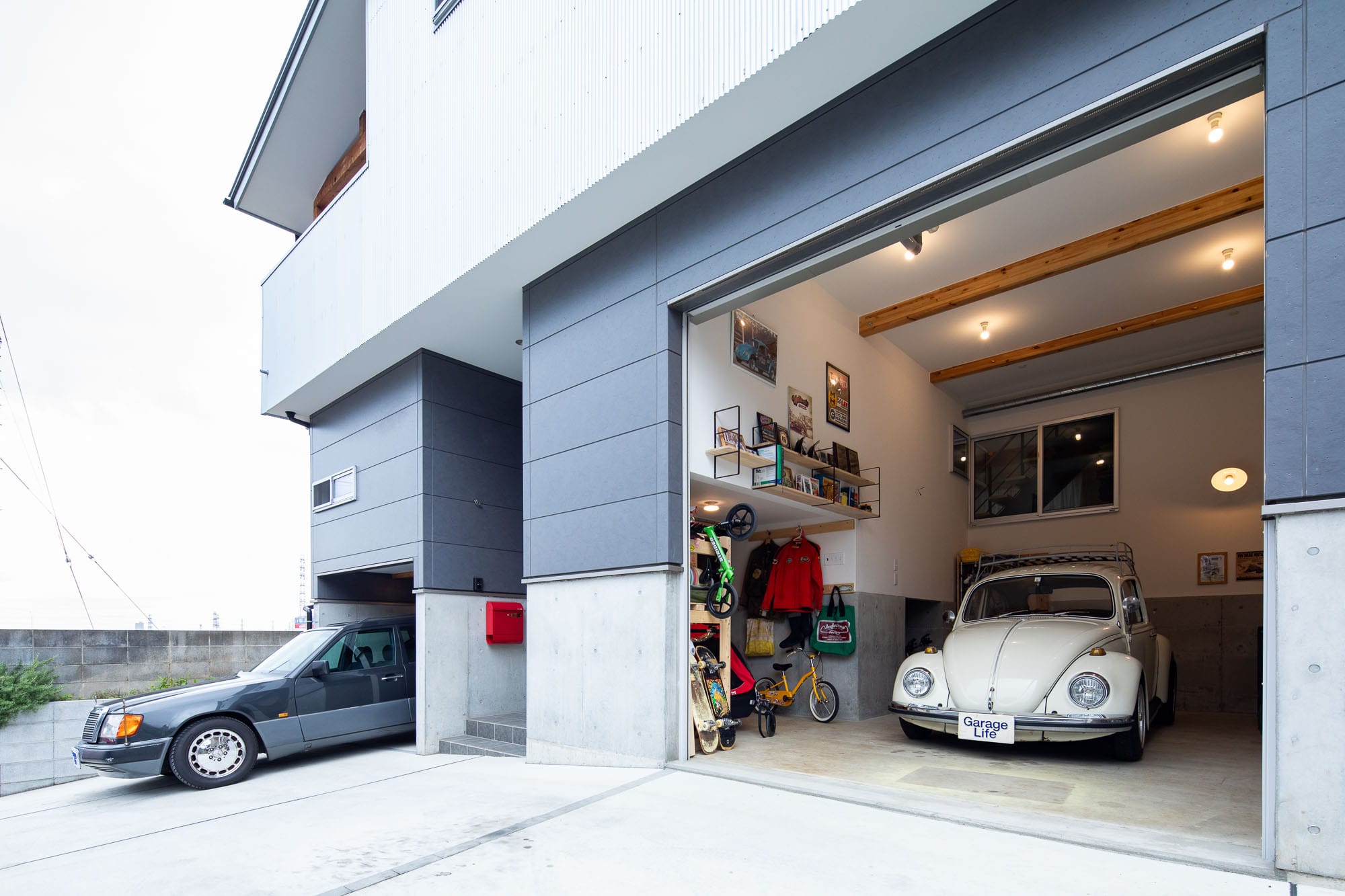 【ガレージライフ】子どもたちの成長とともに、 変化するガレージハウス